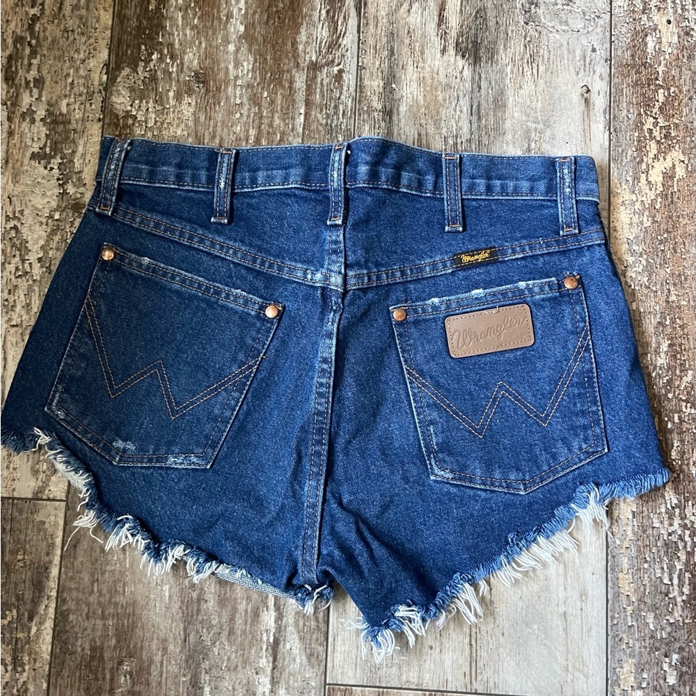 Wrangler 'Daisy Dukes' Blue Denim Shorts